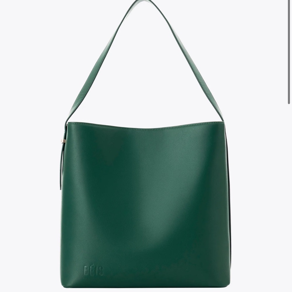 BEIS WICKED TOTE IN WICKED GREEN